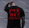 Мужская унисекс футболка с принтом F*CK YOUR FEELINGS