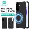 Для Samsung Galaxy A56 5G чехол для телефона Nillkin Super Frosted Shield Pro Magnetic Hard PC+TPU Shell противоударный задний чехол