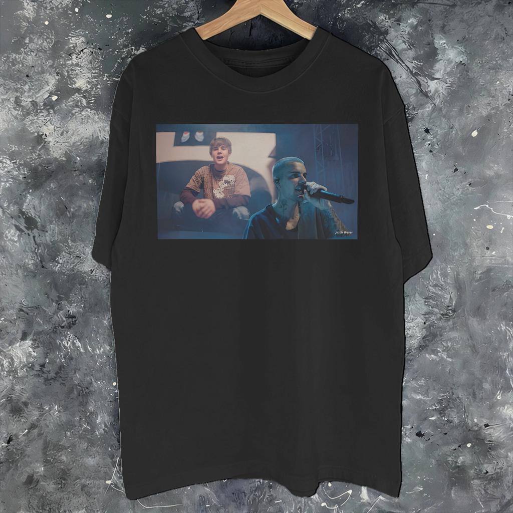Футболка Justin Bieber Coachella Bieberchella Concert 2026 для унисекс женщин Новое поступление Футболки Хлопковая одежда