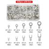 320pcs Ring Fork Terminals Wire Terminals Ring Terminal Connectors  Household Appliances