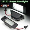 White Led License Plate Light For Nissan Qashqai X-trail Juke Patnfinder NV200