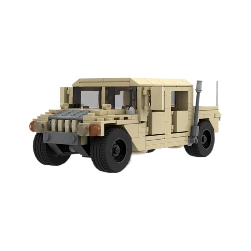 Military HUmmer Jeep M998 Army Weapon Assault Vehicle Building Blocks Bricks WW2 Classic Model Action Figures Toys Boys Gift