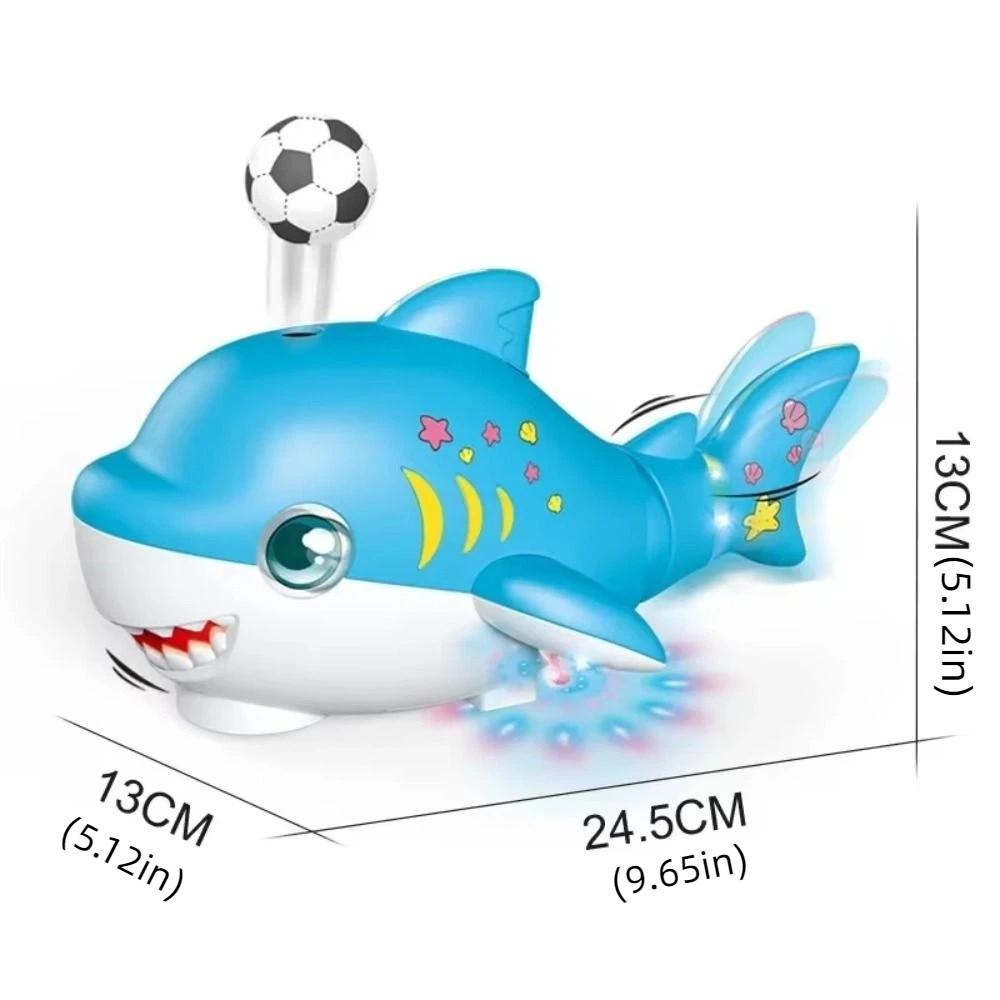 Portable Floating Ball Blowing Toy Mini Sensory Baby Toy Electric Swivel Shark Toy  Montessori Toy