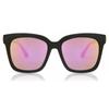 DIFF Bella  S Polarized Matte Black+pink Mirror Polarized lenS Women SunglaSSeS
