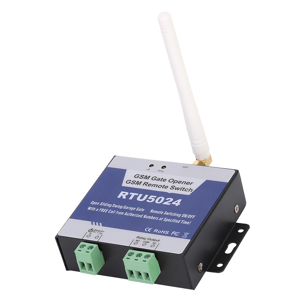 RTU5024 Upgrade GSM Gate Opener Relay Switch Wireless Remote Control Door Opener DC 9?36V