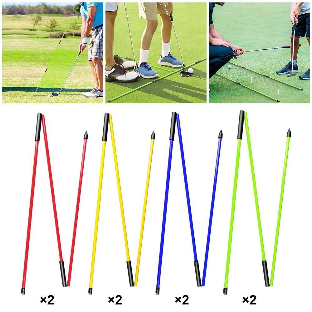 Postures Corrector Golf Practice Rods Folding Design Golf Swing Training Tool Golf Equipment