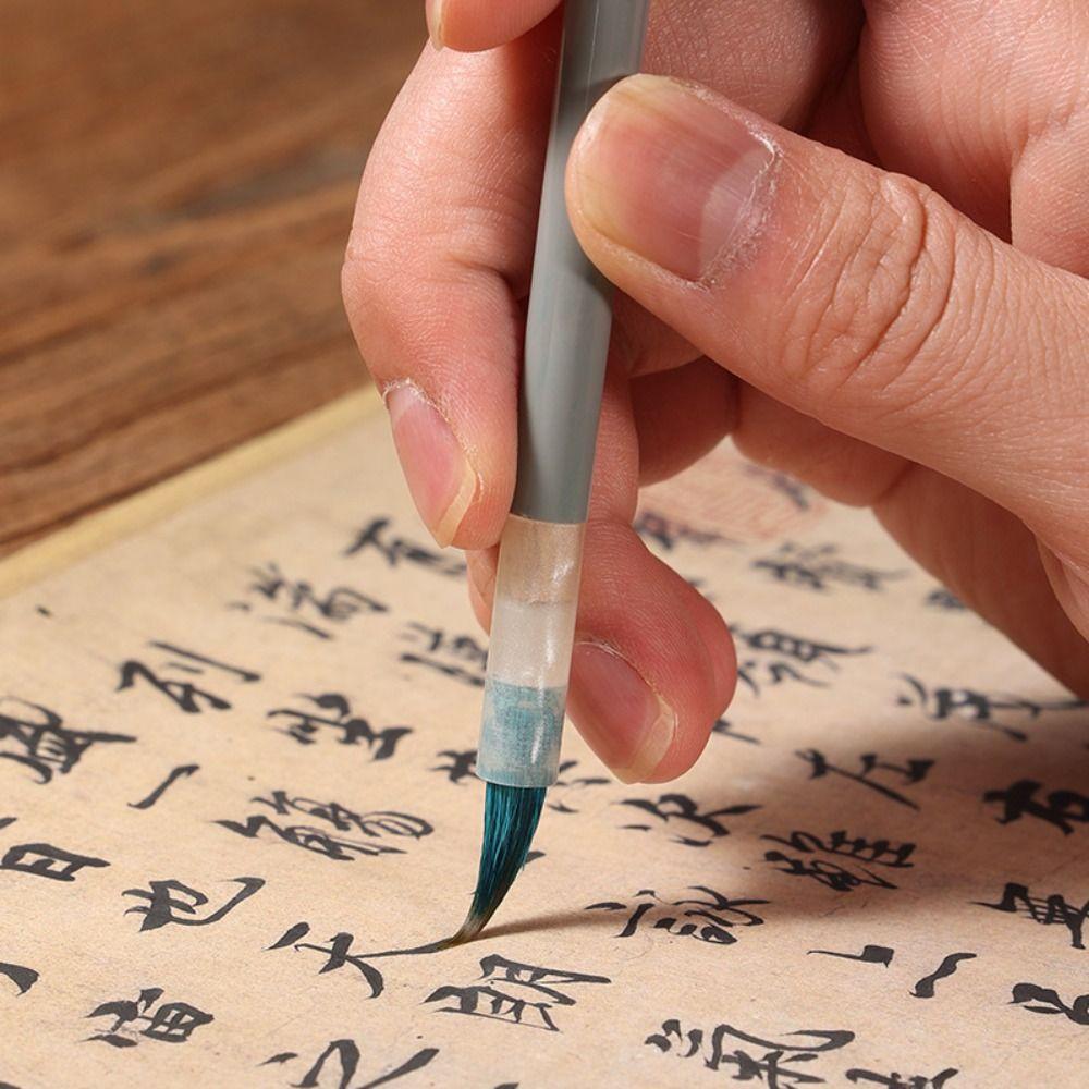 Wolf Hair Scriptures Writing Brush Oil Watercolor Art Paint Brush Chinese Calligraphy Brush Artist