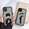 Mob Psycho 100 чехол для телефона матовый прозрачный для iphone 7 8 11 12 13 plus mini x xs xr pro max чехол