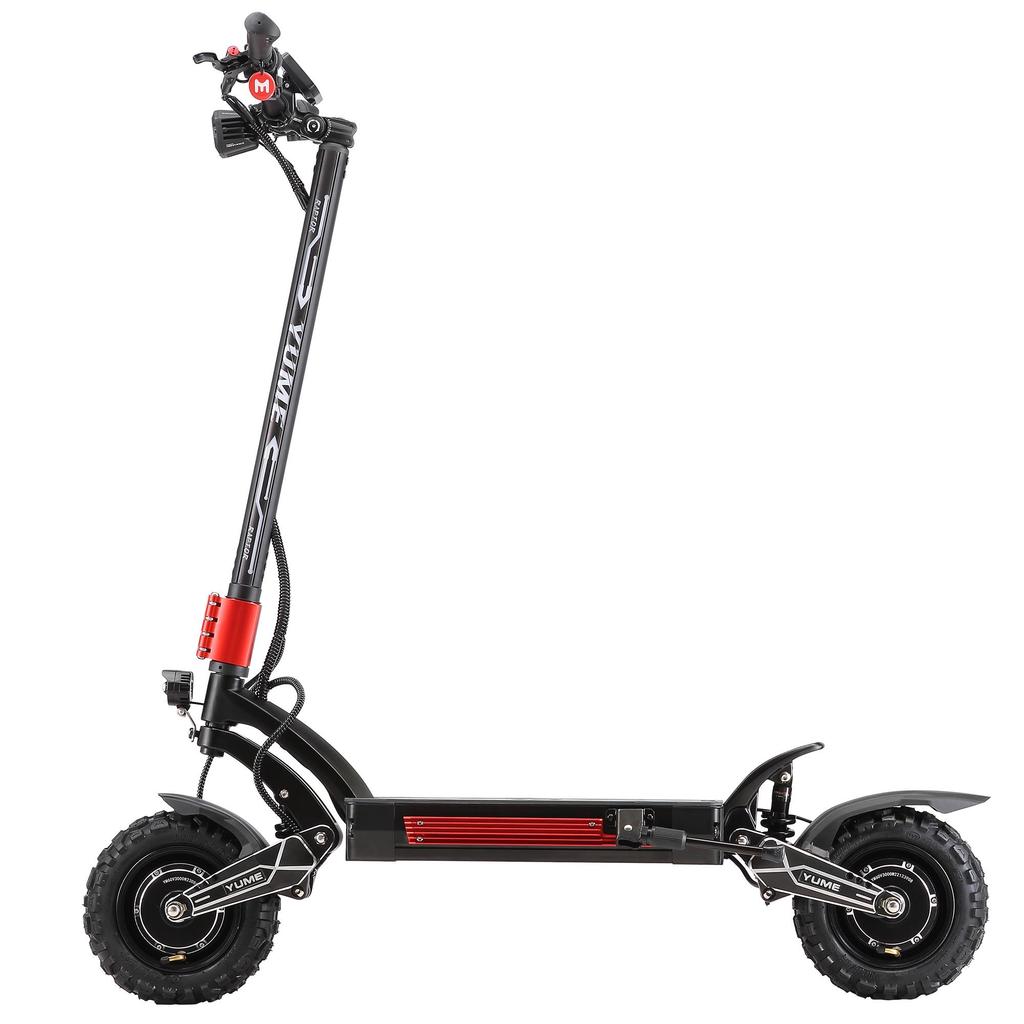 YUME RAPTOR EU новый электросамокат 6000 Вт двойной двигатель 60 В 30 Ач электросамокат максимальная скорость 85-90 км/ч запас хода 100 км 11-дюймовые шины складной электросамокат