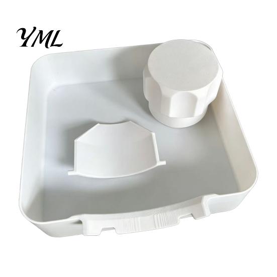 Under Washer Catch Basin Washing Machine Drain Pan, Heavy Duty Leak Proof Drainage Laundry Room Floor Guard Tray, Protection for Front Load