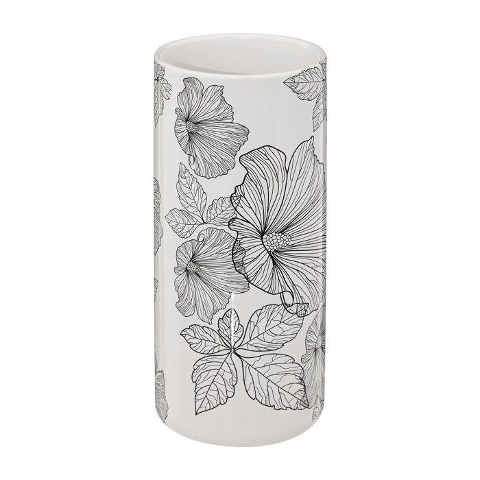 Brosse de toilette 10 x 37 cm envole florale