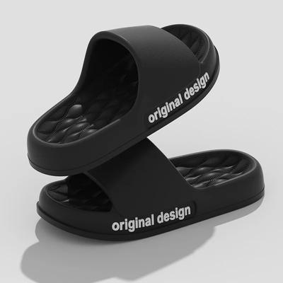 Bebealy Letter женские тапочки для душа и ванной комнаты ЭВА пляжные шлепанцы модные мягкие облачные тапочки летние женские сандалии