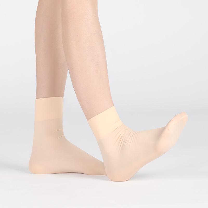 Ballet Short Socks: White Dance Practice Tights for Children & Adults, Anti-Pilling, Ideal for Ballet & Latin Dance.
