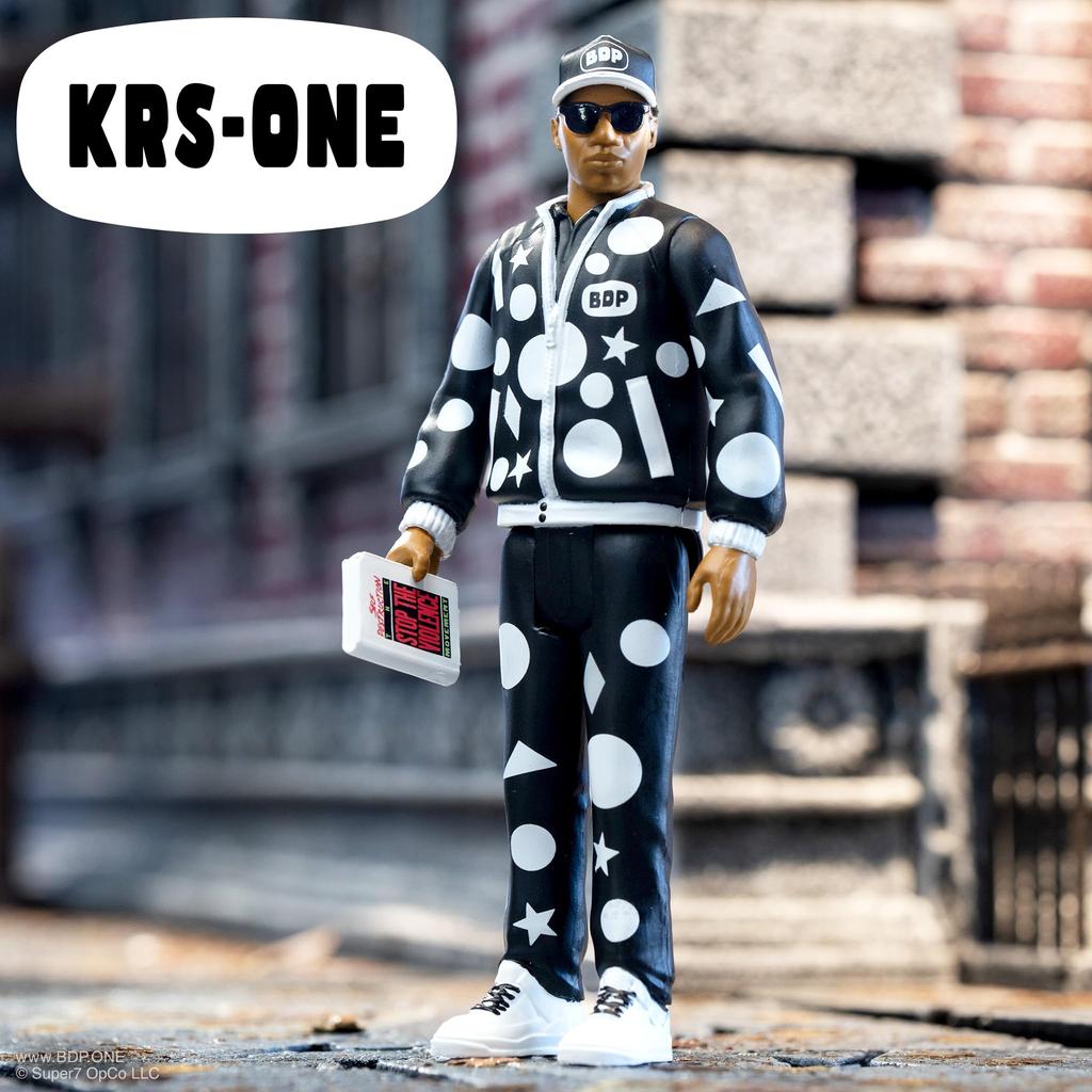 Super 7 Reaction Figures Волна 02 Фигурка KRS-One - KRS-1 (Самоуничтожение)