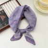 53*53cm Silk Scarves for Woman Fashionable Pattern Smooth To The Touch Spring Summer Sun Protection Silk Scarf