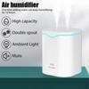 Dual Spray Air Humidifier USB Home Bedroom 2L Large Capacity Silent Air Purifier Aroma Diffuser Humidifier For Home Car Office
