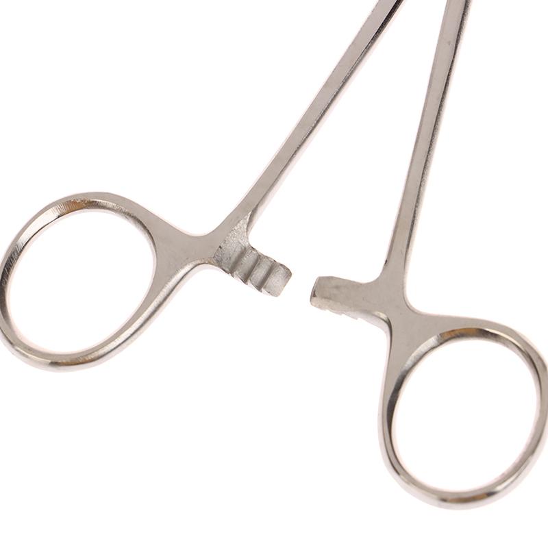 12.5/14/16/18 см Изогнутоносые/Прямые Изогнутые Ножницы-Пинцеты из Нержавеющей Стали с Блокировкой, Зажимные Пинцеты, Гемостатические Зажимы