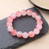 Свежий сладкий градиент розовый лед прозрачный бисерный браслет эластичный браслет для девочек женские ювелирные изделия аксессуары