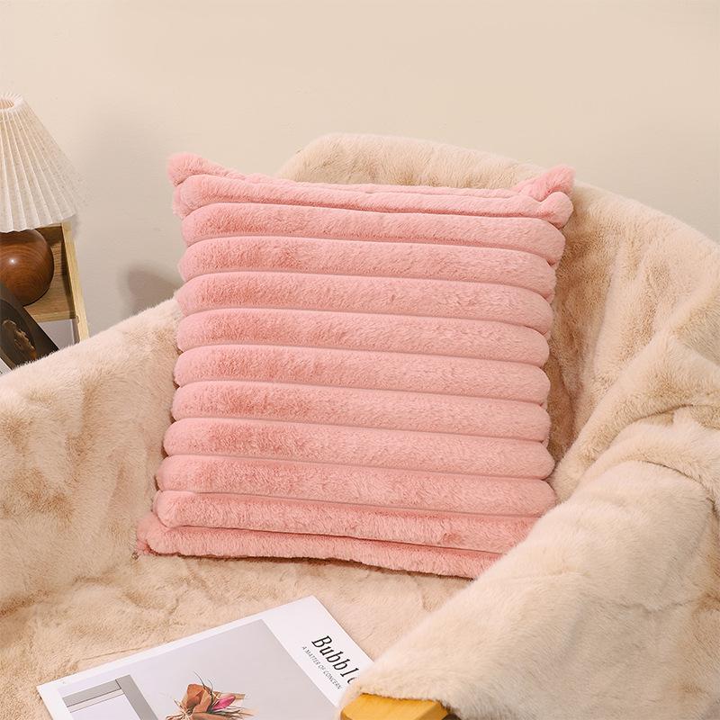 Современная минималистичная плюшевая наволочка 45x45/50x50 для отдыха и развлечений