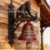 Новый дверной молоток Крампуса Декоративный подвеска-молоток Крампуса Орангутан