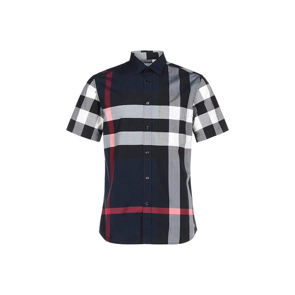 Burberry Рубашка Мужская Морской Синий 80208551