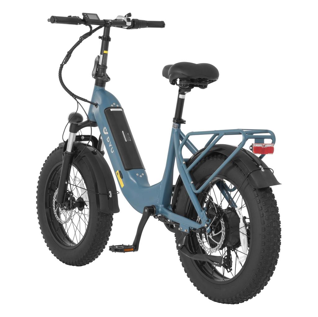 Электровелосипед DYU FF500 с сиденьем для взрослых, 500 Вт, мужской, аккумулятор 48V13.5AH, 20-дюймовый, женский