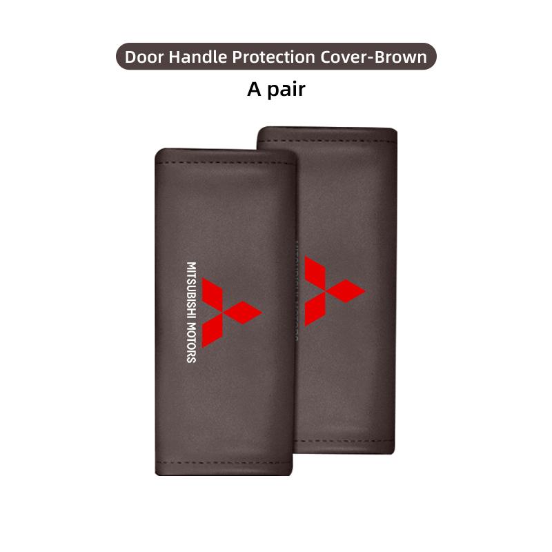 For Mitsubishi Car Universal Anti-Wear Auto Door Pull Handle Protection Cover Accessories Outlander Lancer L200 ASX Pajero RP4