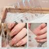 Floristic Nail Patch 14Strips Nail Art Stickers Waterproof Gel Nail Stickers DIY Nail Art Making