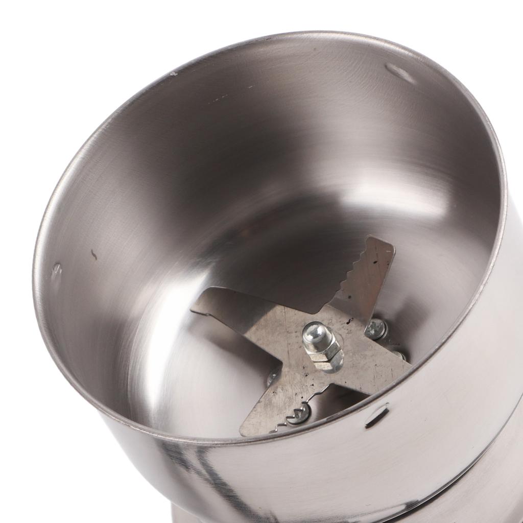 Электрическая кофемолка для зерен специй из нержавеющей стали с 4 лезвиями, портативная мельница для зерен