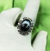 Evil Eye Gemstone 925 Sterling Silver Plated US SZ 5 Ring MM-R275