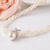 Женская мода кулон-цепочка колье из искусственного жемчуга массивное ожерелье ювелирные изделия