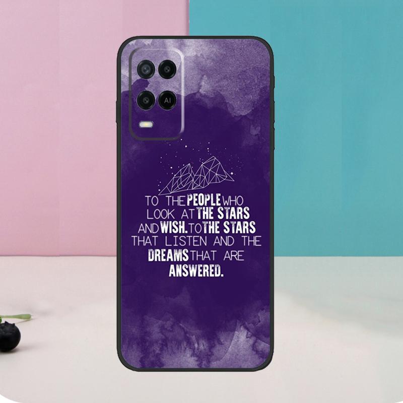 Чехол A Court Of Mist And Fury для Oppo A60 A80 A40 A15 A16 A17 A57 A94 A74 A54 A76 A96 A18 A38 A58 A78 A98 A5 A6 Pro