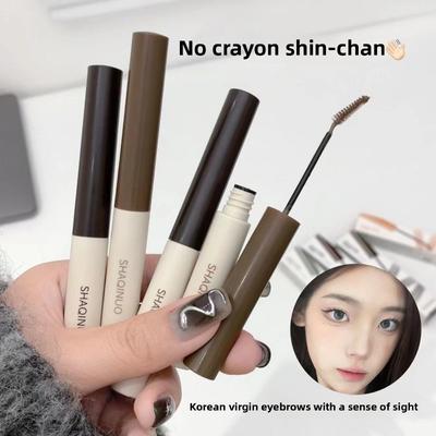 Краска для бровей натуральная, трехмерная, долговечная, водостойкая, устойчивая к поту и не выцветает, каждая бровь отличается по цвету.