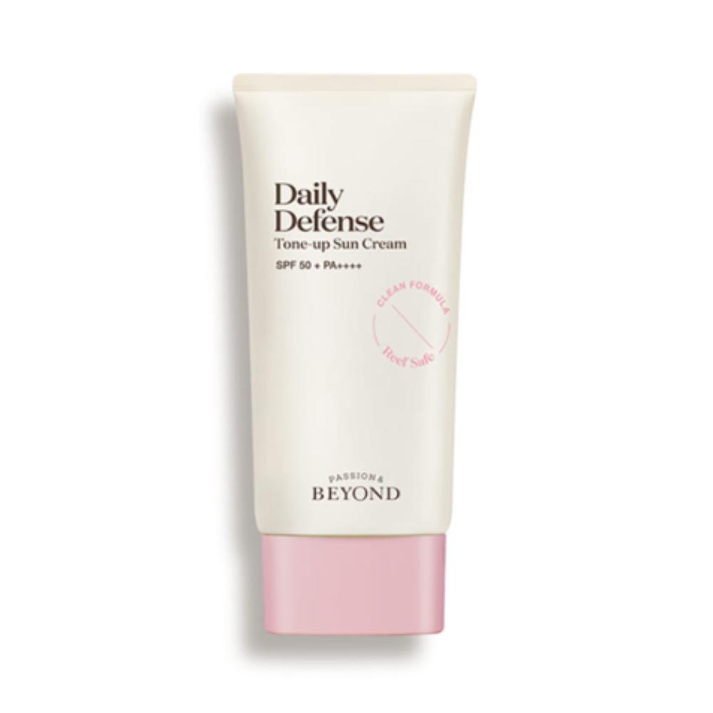 BEYOND Daily Defense Tone-Up Sunscreen 50ml (SPF50+/PA++++) - Natural Glow & UV Protection