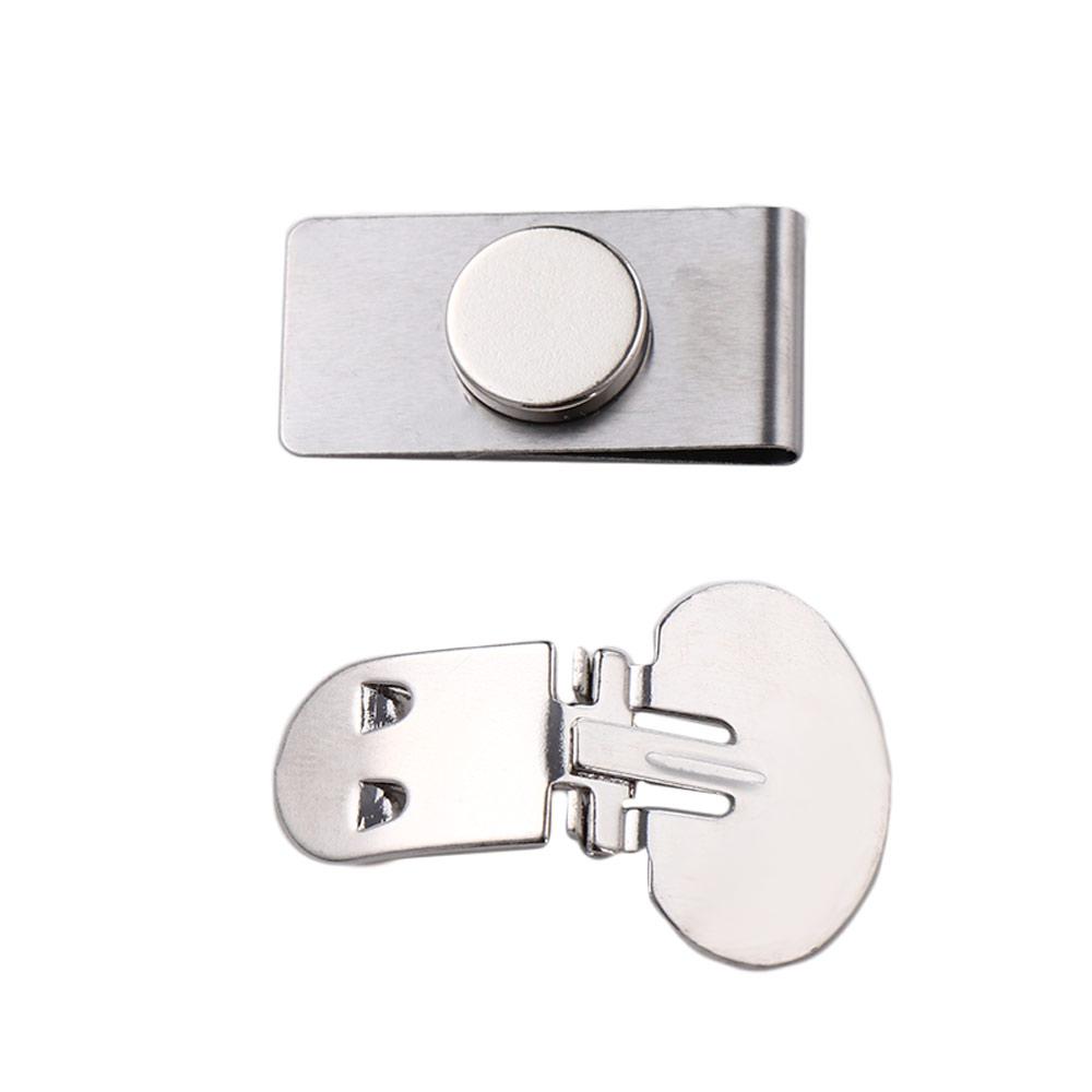 Hidden Tie Fixed Gift Clasp Clip Men Necktie Buckle Invisible Magnet Tie Clip Necktie Bar Clasp