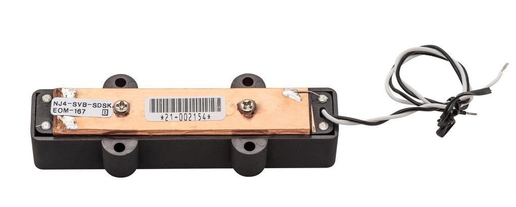 Sadowsky Bass Pickup Split Bridge PU J4 B Black J-Style (Alnico V), Noise-Cancelling, Coil, 4-String - [SAC SC]