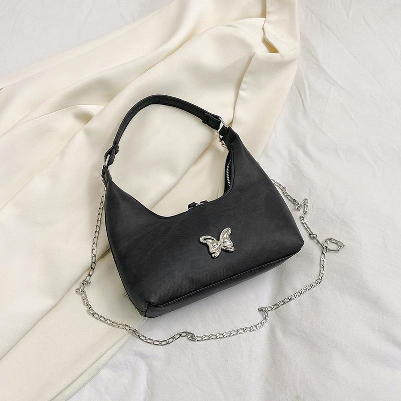 Модная сумка-тоут 2025 Весна Новая Универсальная ins На одно плечо Подмышечная Сумка-пельмень Женская