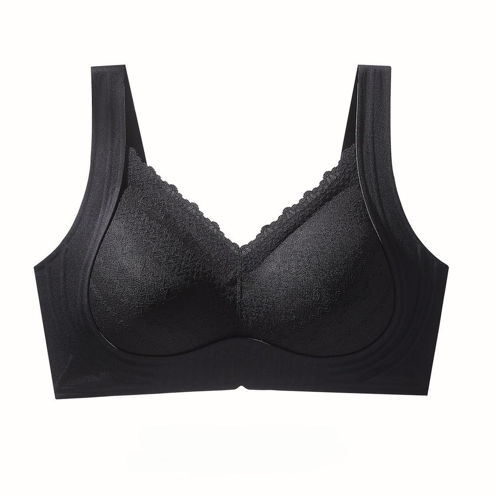 Бесшовный бюстгальтер с мягкой поддержкой, кружевной, приподнимающий, удобный и пуш-ап, с чашкой, похожей на желе