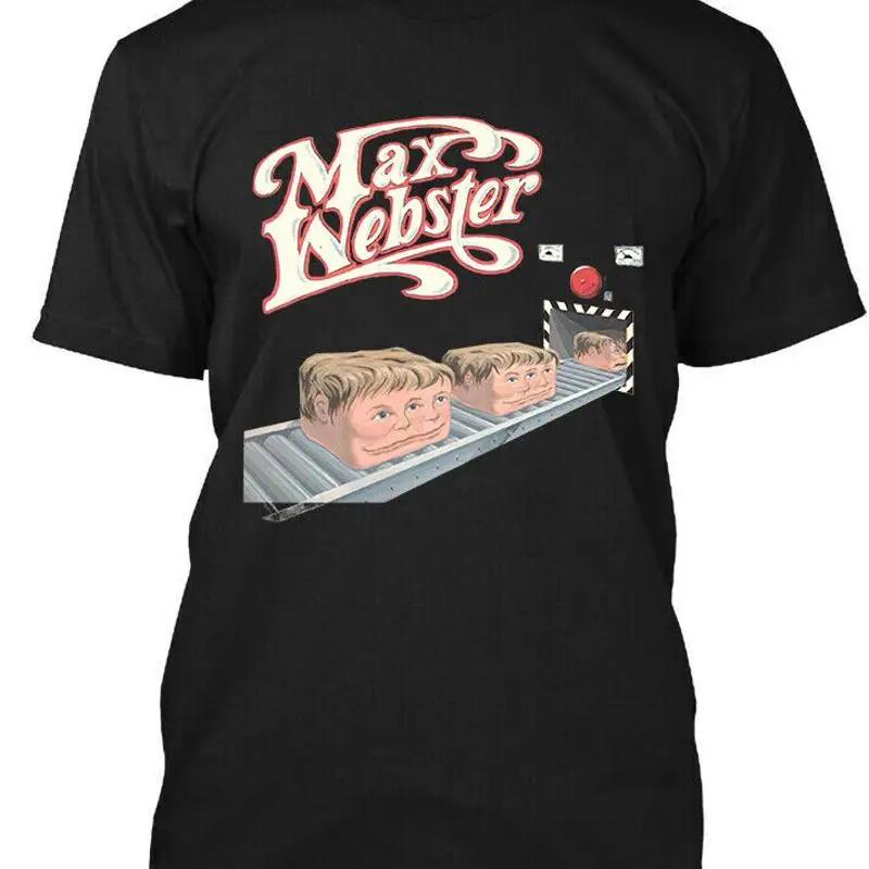 Max Webster Canadian Hard Music Retro Vintage Logo T Shirt S 5xl
