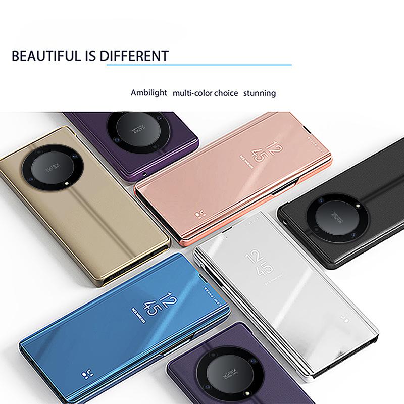 For Honor Magic 5 6 Lite Case 360 Full Protection Flip Mirror Stand Funda For Honor X9b X8b X9A X9 X8 X7 50 70 90 200 Lite Cover