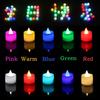 50PCS 1PCS Colorful LED Candle with Battery Tealights Switch Candles Flameless Wedding Home Christmas Decor Simulation Candle