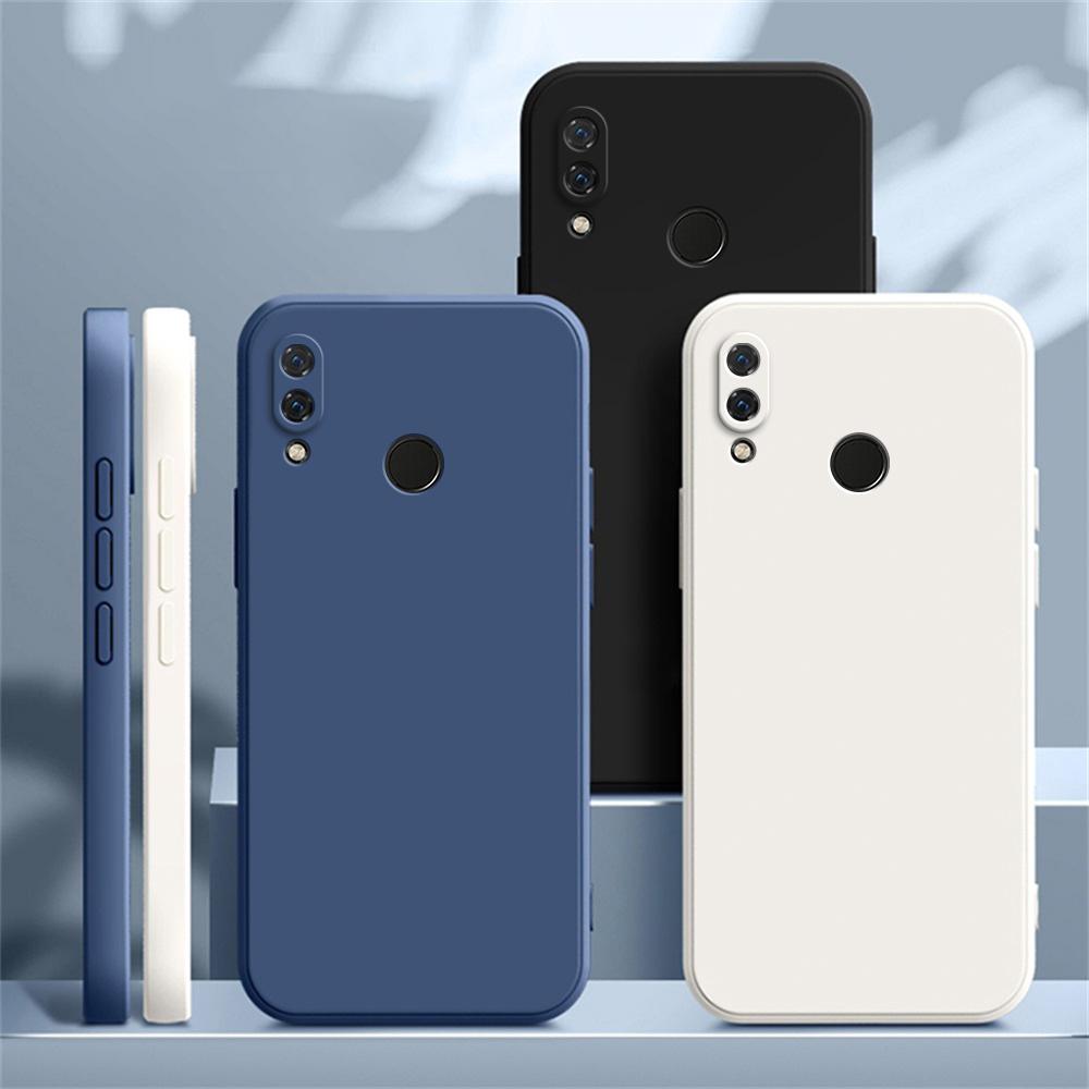 Чехол для телефона Huawei Y7 2019 Camera Protection Square Huawei Y7 Prime 2019 Matte Silicone Cases Fundas