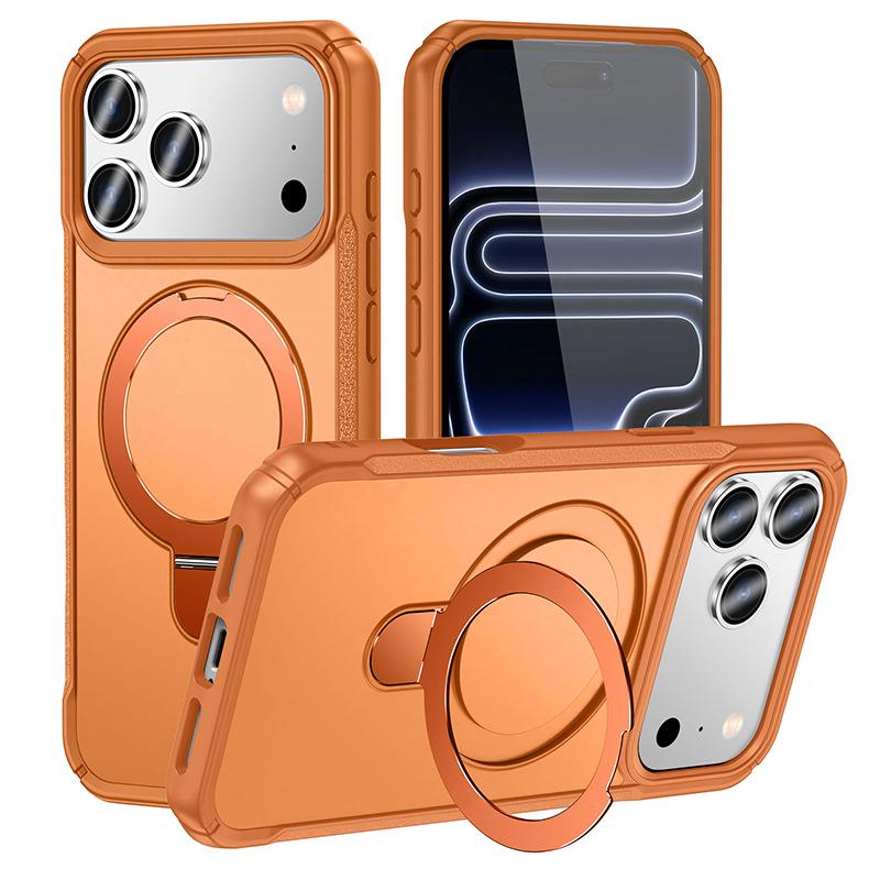 New for IPhone17 Pro Max Mobile Phone Case Two-in-one Skin Feel for Apple 16 Stand Magnetic Mobile Phone Protective Cover