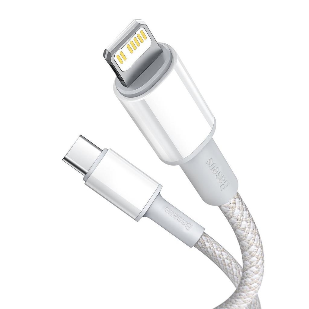 Cable Baseus  Baseus CATLGD-02 Lightning - USB-C PD cable 20W 480Mb/s 1m - white