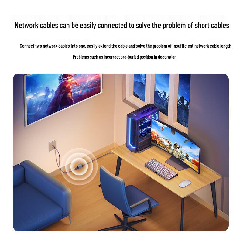 UGREEN RJ45 10 Gigabit Shielded Ethernet Cable Connector