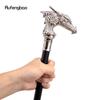 White Luxury Dragon Head Walking Cane Fashion Decorative Walking Stick Gentleman Elegant Cosplay Cane Knob Crosier 93cm
