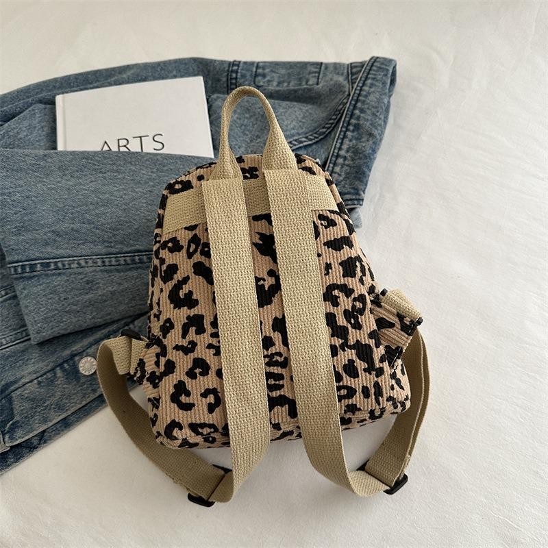 Леопардовый принт новая высококлассная универсальная наплечная женская сумка рюкзак многоцелевая большая вместимость сумка-мессенджер маленький рюкзак