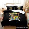 3D Print Alien Gangster Comfortable Duvet Quilt Cover Pillowcase Bedding Set Children Bedroom Decoration Home Textile