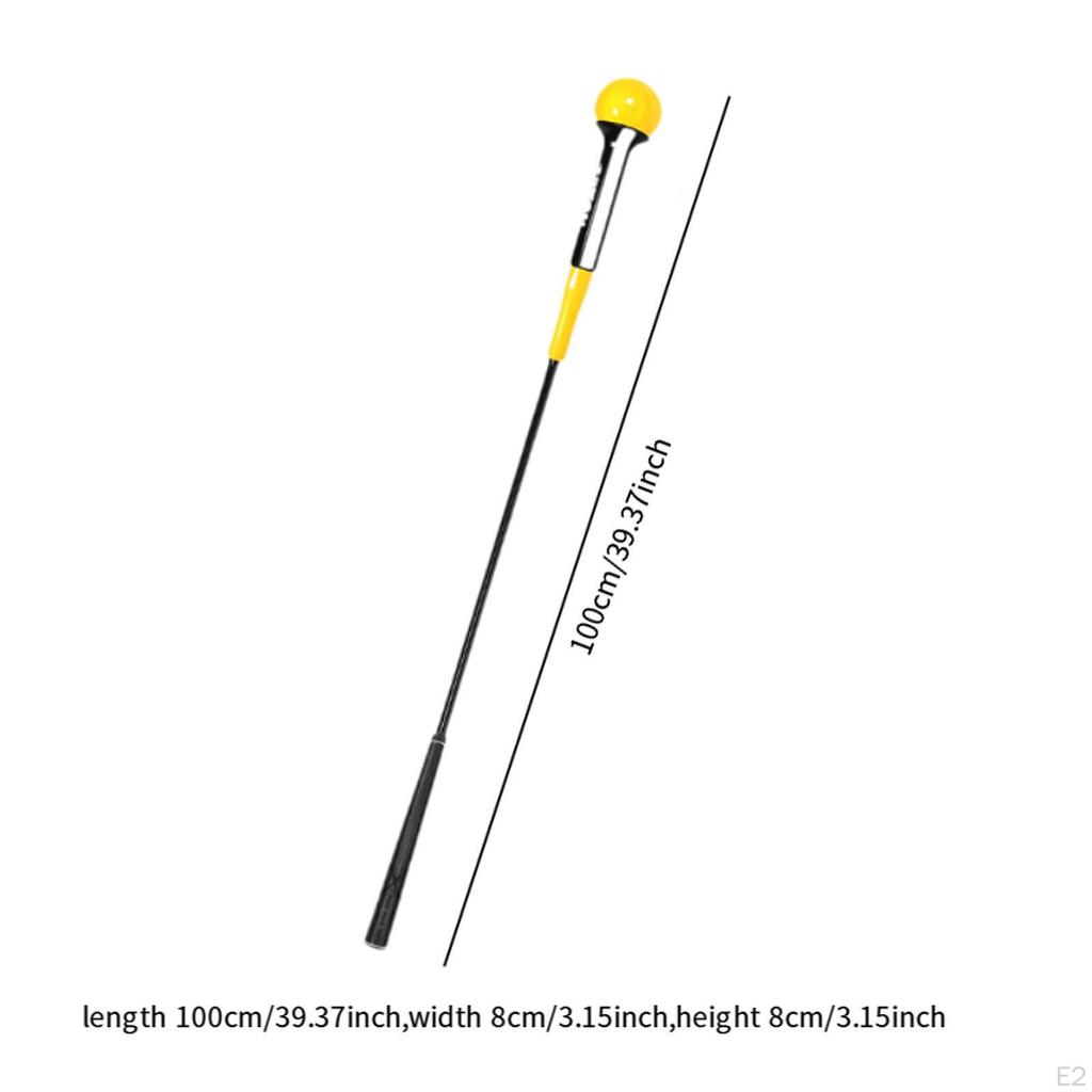 Golf Swing Trainer Practice Club Non Slip Warm Up Stick Training Aid for Balance Rhythm Position