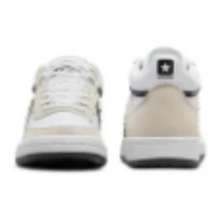 Converse Fastbreak Pro Mid White Black Egret Unisex Sneakers A09868C